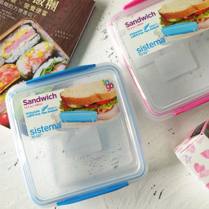 New Zealand Sandwich Box Fruit Salad Preservation Box Toast Storage Box Simple Meal Snack Nut Light Food Box keeping