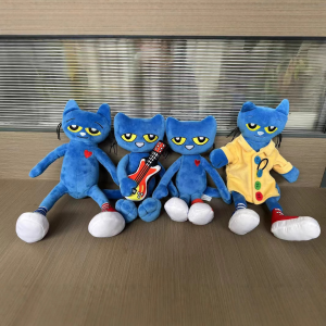 New Good-looking Pete The Cat Plush Game Animation Childrens Birthday Gifts And Holiday Gifts Room Decor Plushies Toy