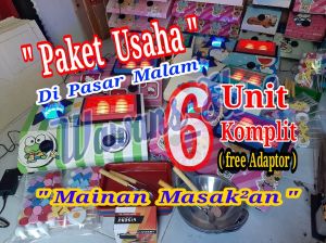 HARGA PROMO. KOMPOR MAiNAN ANAK². Paket Usaha Di Pasar Malam. Komplit + Adaptor