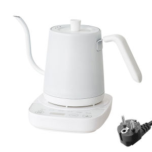 800ml Gooseneck Electric Kettle Hand Brew Coffee Pot Thermo Pot 304 Stainless Steel Teapot Smart Temperature-Control Water Jug