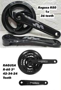 Ragusa R50(1x/36T)R60(3x)Crank Steel SEE ViDEO