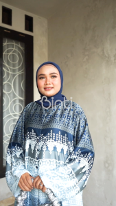 Salwa Maxi Dress Jumbo LD 130 LD 150 3XL 5XL XXXL XXXXXL Bahan Silk by Binti Gamis Jumbo Terbaru Wanita Lengan Panjang Syari Muslim Dewasa Motif Mewah Pesta Kondangan Lebaran Remaja