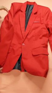 BLAZER JAS PRIA WARNA MERAH ELEGAN | SETELAN RED EVENT SLIMFIT MODERN