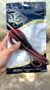 Dây 6 Ly Chống Nhiễu dài 1m-2m-3m giá 1 dây | dây 2 đầu jack 6.5mm kết nối tín hiệu âm thanh.