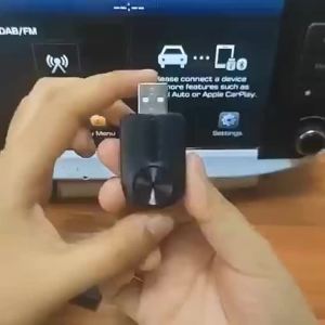 FLIXIVI 2 in 1 Wireless Carplay Android Auto Adapter AI Smart Car Systems for OEM Car Stereo Plug and Play Wired To Wireless