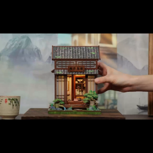 DIY 3D Wooden Puzzle Kirishima Cha-an Learning by Doing Self Assembly Educational Craft CWGC219