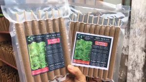 Nhang Ngải Cứu Loại Dài 18cm Thơm Tự Nhiên - Không Hóa Chất - Dụng Cụ Diện Chẩn Bùi Quốc Châu