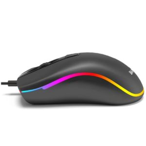 BAJEAL D1 Wired Gaming Mouse with 4D Effects Colorful Game Light for Computer Laptop Desktop USB Mouse