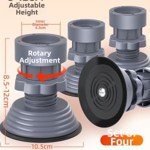 Anti Vibration Non Slip Moisture Proof Elevating Stabilizer Foot Pads