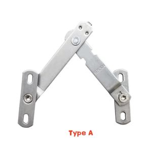 Casement Window Limiter Stainless Steel Window Support Wind Hook Latch Wind Brace Retainer Hinge Lock Children Safety Protector