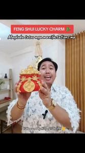 Lucky Charm 2025 Office Desktop Lucky Gold Ingot Money Bag Ornaments Fortune Cornucopia Lucky Bag Decoration Resin