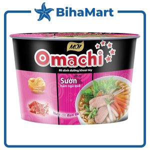 [SET 5 TÔ] - MASAN - Mì tô khoai tây Omachi hương vị Sườn hầm ngũ quả Mì Omachi Sườn hầm ngũ quả tô Mì Omachi tô (96g/tô)