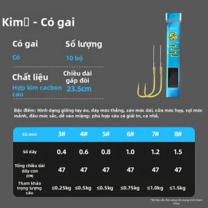 LIUZHIQIANG | Mồi Cá Hợp Kim Titan F28 Bộ Mồi Đôi