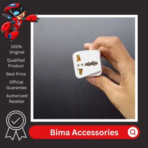 Adaptor Travel Charger SNI Steker Sambungan Charger Kaki 3 ke Kaki 2 EU KR Plug Adapter Converter