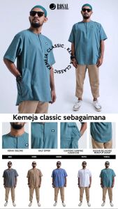 KEMEJA CLASSIC ROSAL Koko Kemko Sholat Muslim Pria Cowok Ikhwan ROSAL