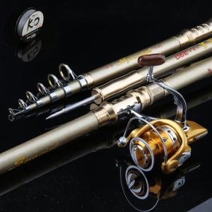 LWTOU | Carbon Ultra Hard Sea Rod with Metal Reel