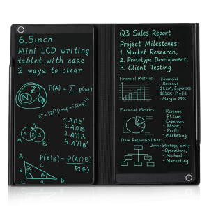 6.5 Inch Mini LCD Writing Tablet Lightweight Notebook & Digital Notepad For Meeting Shopping Study Doodle Ideal Gift for Adults