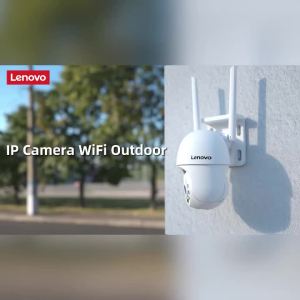 Lenovo | Lenovo 3MP Wireless Security Camera Outdoor 5X Zoom CCTV Surveillance Security Protection Night Vision Waterproof Home Cameras