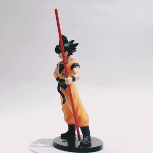 Bandai | Dragon Ball Hand-made Goku with Power Pole Hand-made Desktop Decoration Boxed Anime Model Gift