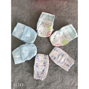 100 bỉm quần hipgig hàng xuất Nhật cao cấp chất liệu bằng bông mềm mại giúp làn da mỏng manh của bé dễ chịu không hằn đỏ