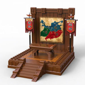 TUSIDI | Ancient Scenery Model with Guan Yu Lü Bu Figures