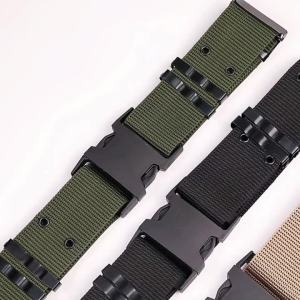 Thắt Lưng Quân Đội Chiến Thuật Rộng 55 Cm Thắt Lưng Nylon Quân Sự Tháo Nhanh Với Khóa Kim Loại Chắc Chắn Dành Cho Huấn Luyện Cảnh Sát Và Săn Bắn