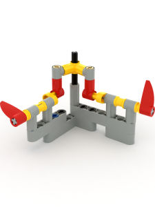 Domestic Mini Engineer Robot Assembly Kit Right Angle Transmission Mechanism Educational Toy Set for Children above 14