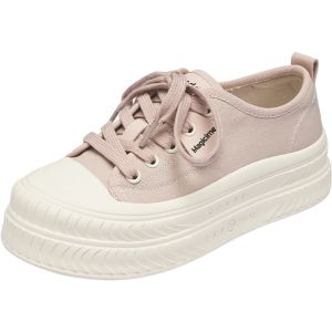 Agsdon | Thick Heel Elevating Canvas Shoe