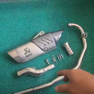 Rouser 125 fi -- Akrapovic k10 with Silencer