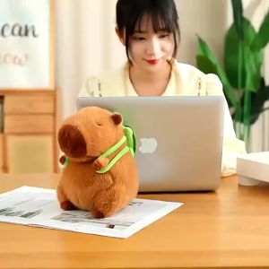 17inch Stuffed Toy Capybara Plush Doll Capybara Plush Bracelet Animal Stuffed Toy For Kids Girls Gifts