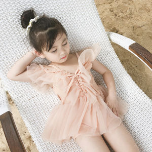 Đồ Bơi Trẻ Em Đồ Bơi Liền Thân Kiểu Váy Voan Công Chúa Đáng Yêu Bé Gái Bộ Đồ Bơi Suối Nước Nóng Nghỉ Mát Em Bé