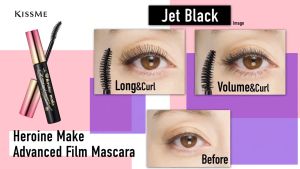 Kiss Me Mascara Japan No.1 KissMe Third Gen Waterproof Long Lating Volume Long Curl Black Kiss Me Heroine Mascara Water Proof
