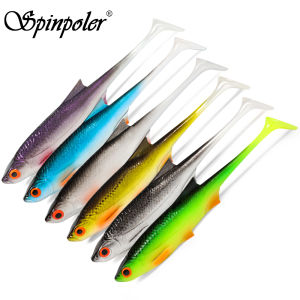 Spinpoler N.B Shad 11cm Sinking Swimbait Paddle Tail Soft Lure Realistic Scale Natural Bait Bass Pike Trout Perch River Fishing