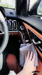 Khăn Lau 2 Mặt Da Lộn Chất Vải Siêu Mịn Siêu Thấm Hút Cho Xe Ô Tô