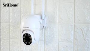 Sricam SriHome 360 Degree 1080P FHD WiFi Camera CCTV IP Security Cam - IP66 Waterproof IR Night Vision Flash Light SP028