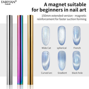 1PC Cat Eye Nail Magnetic Stick Cylindrical Magnet for Cat Eye UV Gel Polish Snowlight Glitter Effect Tools Manicure Design Tool