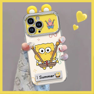 SHUXIE | Anti-shock Cartoon Foldable Phone Case & Stand for iPhone 17 Pro Max iPhone 14 iPhone 13 iPhone 12 iPhone 11