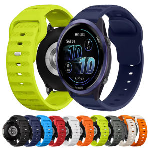For Garmin Forerunner 570 42mm 47mm Band 265 255 55 Venu 3 20mm 22mm Silicone Strap Vivoactive 5 6 Smartwatch Wristband Bracelet