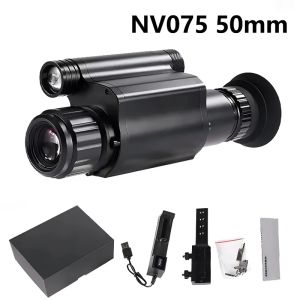 NV075 Night Vision Hunting Scope Goggles Monocular50mm Lens200-400M Infrared Camera Support Photo & Video850nm IRMetal Body