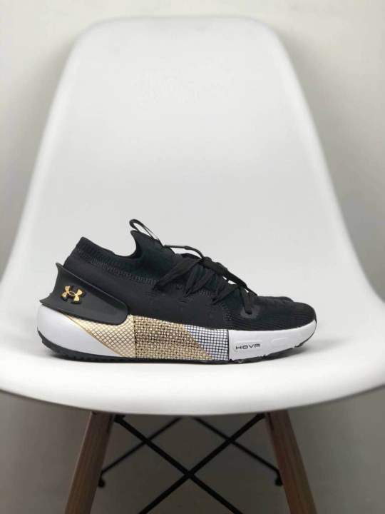 SEPATU UNDER ARMOUR PHANTOM HOVR BLACK GOLD Lazada Lazada