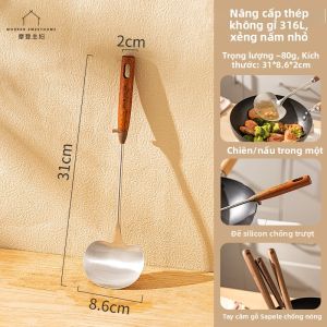 MODERN SWEETHOME | Đũa Xào và Muỗng Canh Inox 316L để Chiên và Phục Vụ