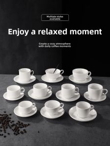 Logo Customizable Artistic Ceramic Coffee Cup For Espresso Latte Cappuccino Milk Tea