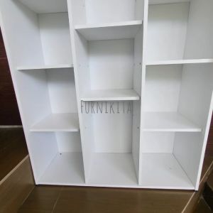 RAK BUKU SERBAGUNA 11 SUSUN / RAK PAJANGAN / PENYEKAT RUANGAN [PARCIL]