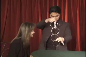 Alat Sulap Ninja ring - Linking Ring Kecil - KZ026