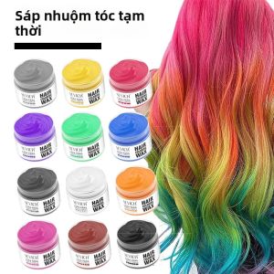 Sáp Nhuộm Tóc Tạm Thời Tự Làm 50g Lâu Trôi Dễ Gội Màu Nhuộm Tóc Dạng Kem Dành Cho Tóc Nhuộm Chăm Sóc Tóc Sevich