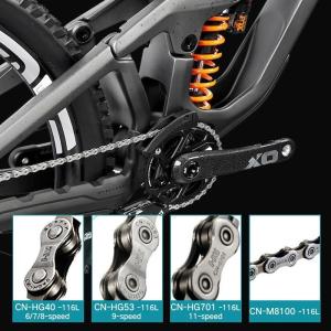 ElgMK Bike Chain 6 7 8 9 10 11S Speed For Mountain Bike Road Bike 116 Link Chain Mountain Bike Chains Bicycle Parts