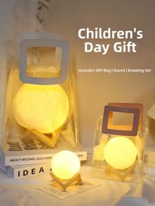 DIY Star Moon Globe Light Night Lamp