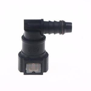 1PCS Plastic Nylon Oil Line Pipe Adapter Disconnect Release Hose Connector Car Fuel Line Coupler Hose Quick Connect ID8 7.89