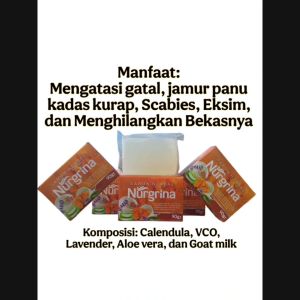 Sabun Herbal Nurgrina Original Sudah BPOM dan Halal
