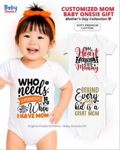 My First Mother’s Day Baby Onesie | Mama Mommy Mom | 0–12 Months Cotton Bodysuit Gift Outfit PH
